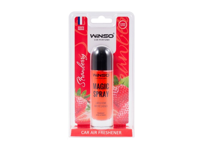 Ароматизатор Winso Magic Spray Strawberry, 30мл 532590 в виде спрея, цена: 167 грн.