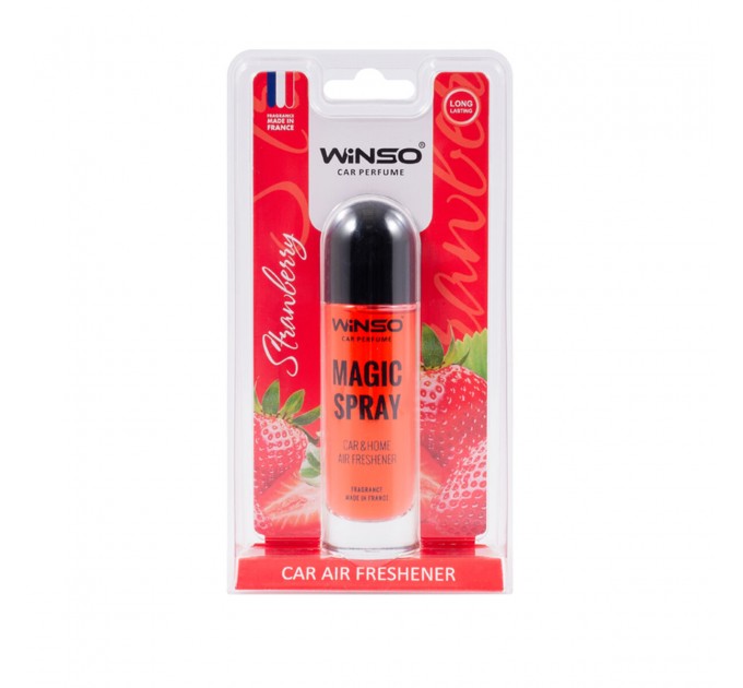 Ароматизатор Winso Magic Spray Strawberry, 30мл 532590 в виде спрея, цена: 167 грн.