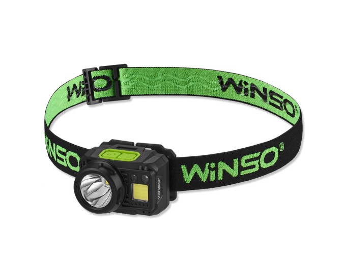 Фонарь налобный Winso Pro 500Lm, 5W CREE XPG+COB, 1200mAh/3xAAA, с сенсором белый/красный, цена: 836 грн.