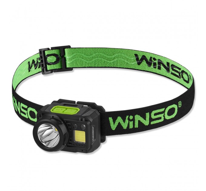 Фонарь налобный Winso Pro 500Lm, 5W CREE XPG+COB, 1200mAh/3xAAA, с сенсором белый/красный, цена: 828 грн.