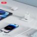 Сетевое зарядное устройство XO L130 PD30W/QC18W 1USB-C+1USB-A + Lightning кабель белый, цена: 359 грн.