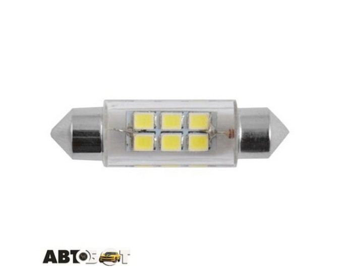 LED лампа SOLAR SV8.5 T11x39mm 12V 6SMD white LS276_B2 (2 шт.), ціна: 52 грн.