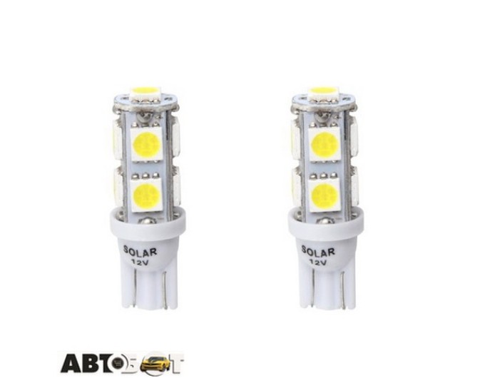 LED лампа SOLAR T10 12V 9SMD white LS277_B2 (2 шт.), цена: 54 грн.