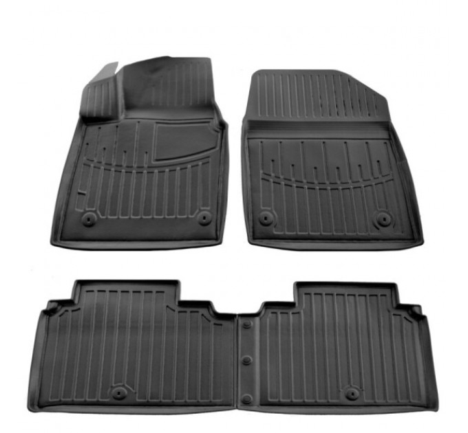 Kia EV6 (2021-...) комплект 3D ковриков с 4 штук (Stingray), цена: 1 870 грн.