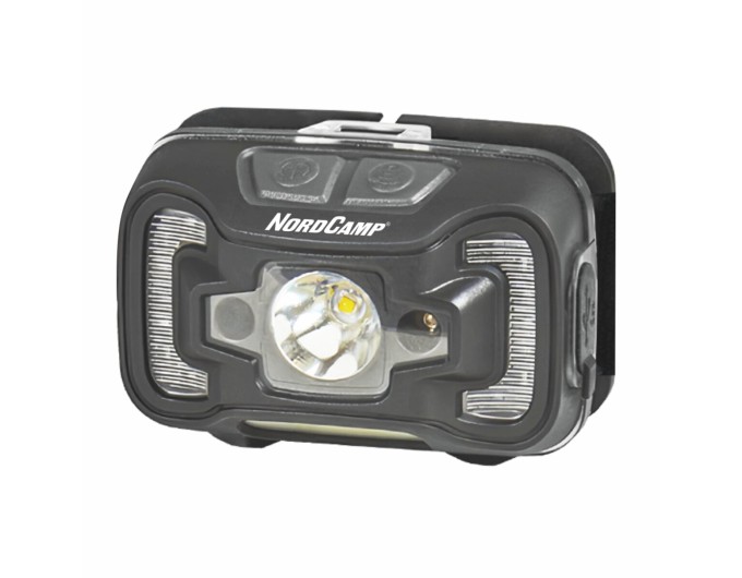 Ліхтар налобний Nord Camp 330Lm, 5W CREE XTE+COB, 1800mAh, з сенсором білий/червоний, ціна: 592 грн.
