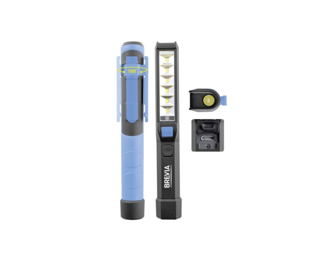 Ліхтар інспекційний Brevia LED Pen Light 6SMD+1W LED 150lm 900mAh microUSB, ціна: 626 грн.
