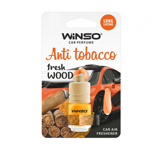 Ароматизатор Winso Fresh Wood Anti Tobacco, 4мл рідкий, ціна: 73 грн.