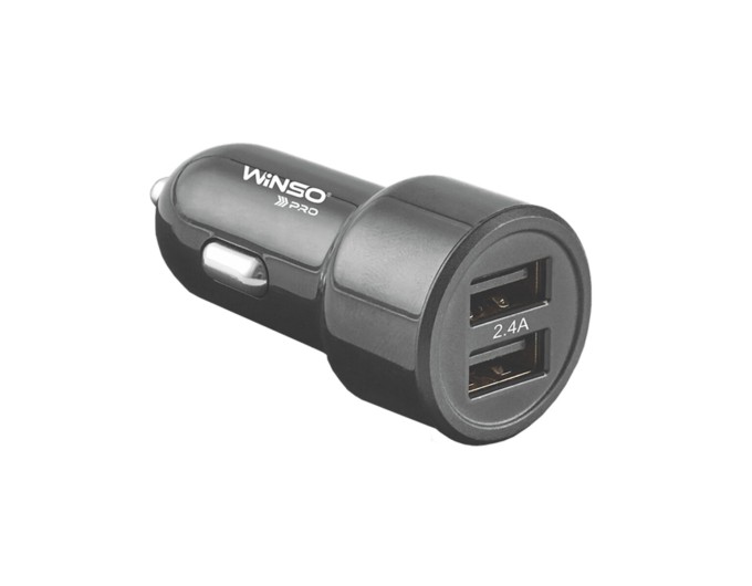 Автомобильное зарядное устройство Winso Pro 12W 2xUSB-A, цена: 129 грн.