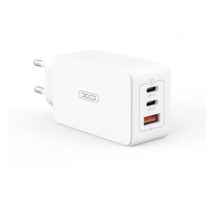 Сетевое зарядное устройство XO CE13 GaN 65W белый, цена: 949 грн.