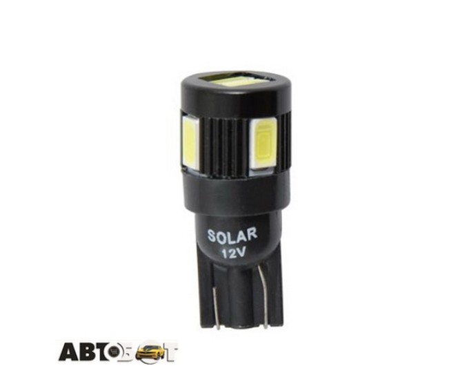 LED лампа SOLAR T10 W2.1x9.5d 12V 6SMD white LS286_B2 (2 шт.), ціна: 69 грн.