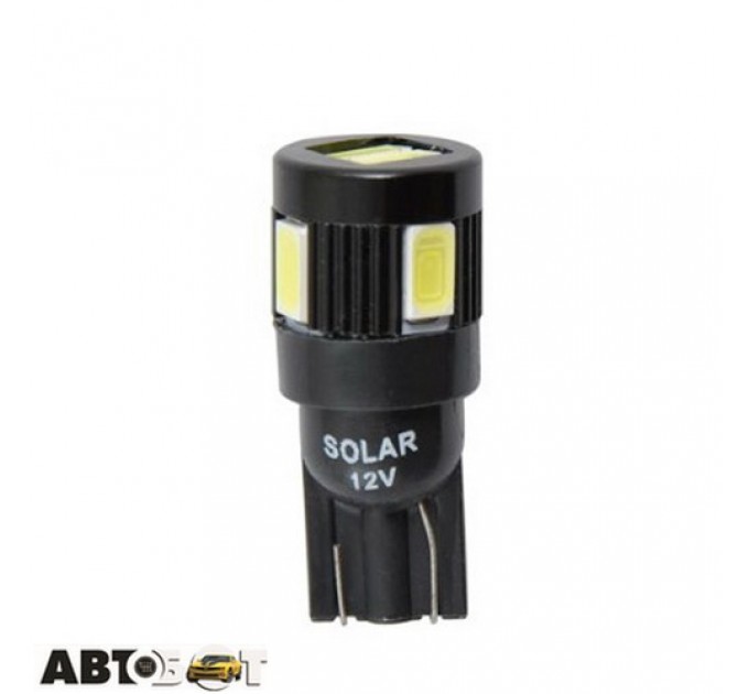  LED лампа SOLAR T10 W2.1x9.5d 12V 6SMD white LS286_B2 (2 шт.)