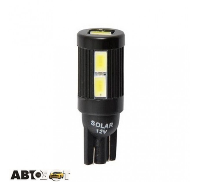  LED лампа SOLAR T10 W2.1x9.5d 12V 10SMD white LS287_B2 (2 шт.)