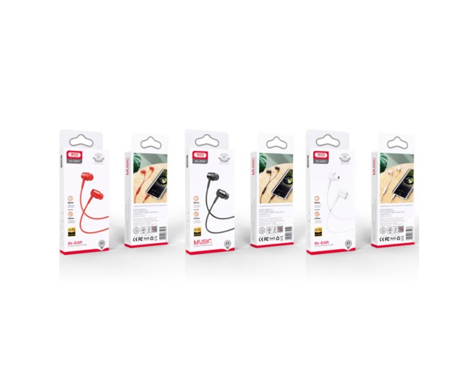 Наушники проволоки XO EP57 Crown In-Ear белые, цена: 69 грн.