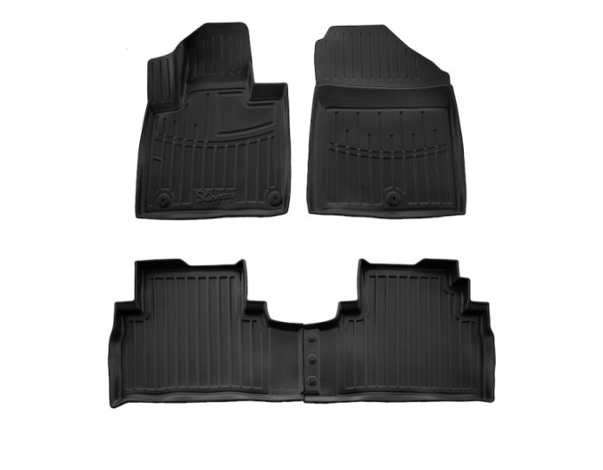 Kia Sorento III (UM) (2014-2020) комплект 3D ковриков с 4 штук (Stingray), цена: 1 870 грн.