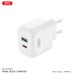 Сетевое зарядное устройство XO L137 PD20W/QC18W 1USB-A+1USB-C + Lightning кабель белый, цена: 269 грн.