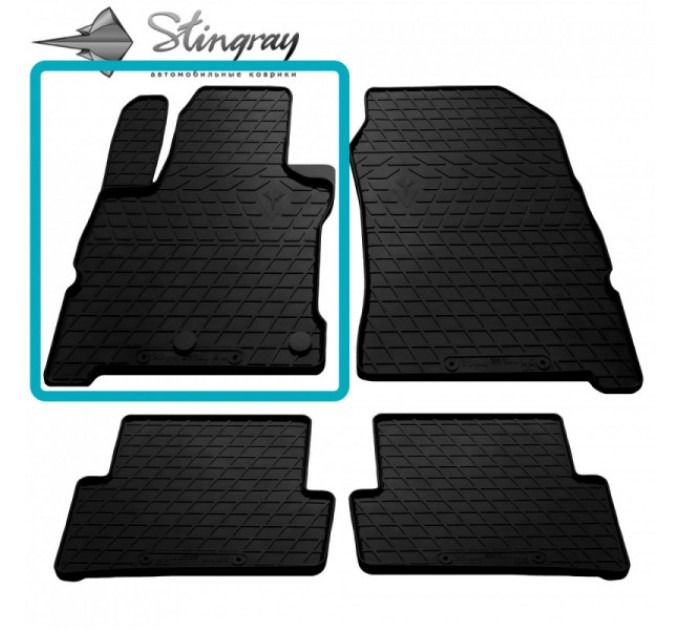 Renault Modus (2004-2012) коврик передний левый (Stingray), цена: 867 грн.