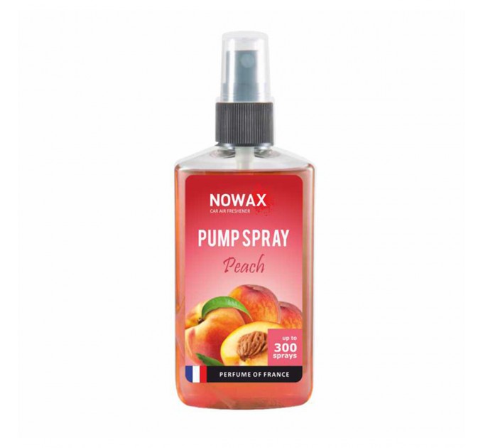 Автомобільний ароматизатор повітря Nowax PUMP SPRAY - Peach 75ml, ціна: 97 грн.