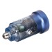 Автомобильное зарядное устройство Brevia ePower DualDrive 15W 2xUSB-A, прозрачный синий, цена: 174 грн.