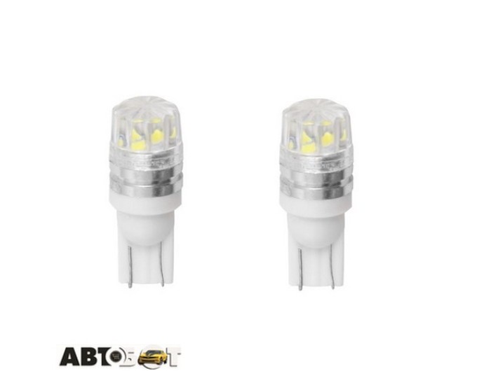 LED лампа SOLAR T10 W2.1x9.5d 12V 2SMD white LS290_B2 (2 шт.), ціна: 52 грн.