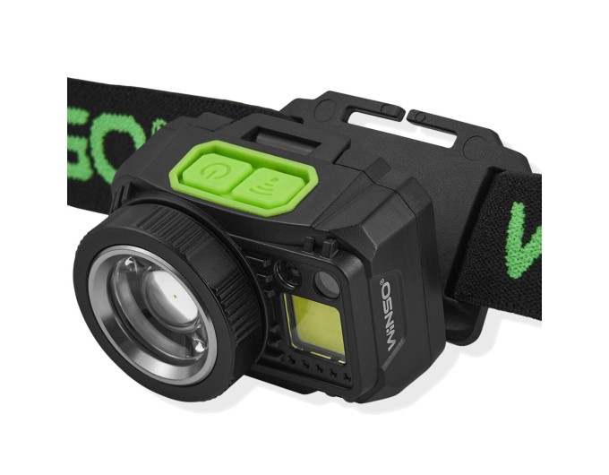 Фонарь налобный Winso Pro 550Lm, 5W CREE XPG+COB, 1200mAh/3xAAA, с сенсором белый/красный, цена: 903 грн.