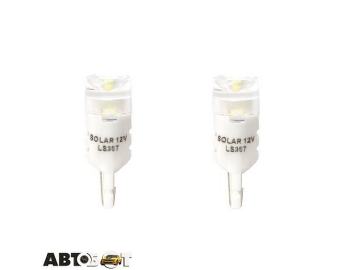 LED лампа SOLAR T10 W2.1x9.5d 12V 3W SMD white LS297_B2 (2 шт.), ціна: 250 грн.