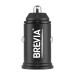 Автомобильное зарядное устройство Brevia ePower DualMetal 48W 1xUSB-C+1xUSB-A, черный, цена: 319 грн.