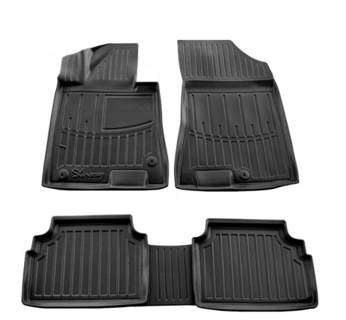 Hyundai Sonata (DN8) (2019-...) комплект 3D ковриков с 5 штук (Stingray), цена: 1 870 грн.