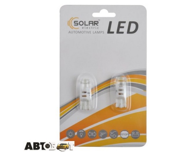 LED лампа SOLAR T10 W2.1x9.5d 12V 3W SMD white LS297_B2 (2 шт.), ціна: 250 грн.
