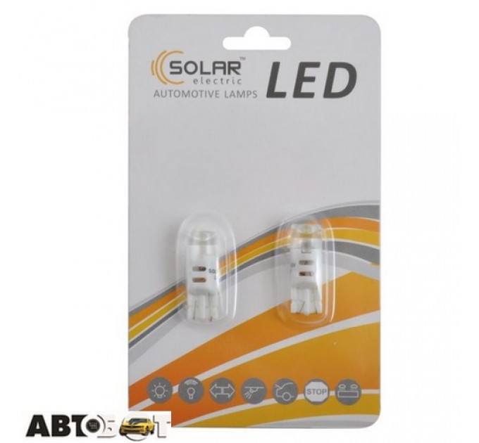  LED лампа SOLAR T10 W2.1x9.5d 12V 3W SMD white LS297_B2 (2 шт.)