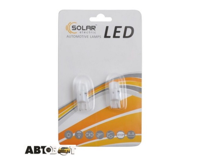 LED лампа SOLAR T10 W2.1x9.5d 12V 1.5W SMD white LS298_B2 (2 шт.), ціна: 148 грн.