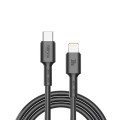 Кабель Brevia Type-C to Lightning 30W 2м, чорний ZIP, ціна: 216 грн.