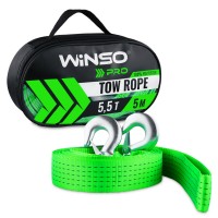 Трос буксировочный ленточный Winso Pro, 5,5т 5м