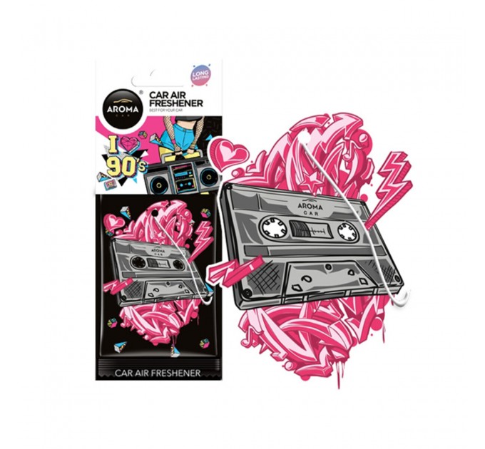 Ароматизатор Aroma Car Cellulose Back To 90' & 70' - Tape сухой, цена: 57 грн.