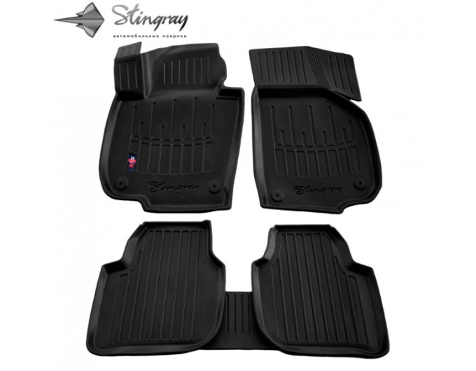 Skoda Superb ІІ (3T) (2008-2015) комплект 3D килимків з 5 штук (Stingray), ціна: 1 870 грн.
