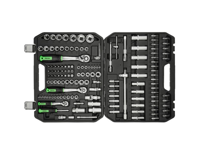 Профессиональный набор инструментов в кейсе Winso Pro 1/2", 1/4", 3/8" 72T, CR-V, 150ед., цена: 5 140 грн.
