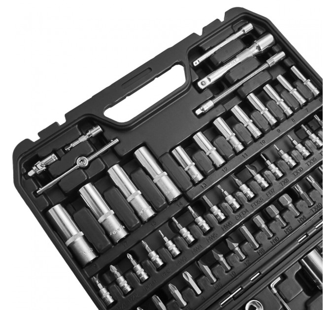 Професійний набір інструментів в кейсі Winso Pro 1/2", 1/4" 72 T, CR-V, 94од., ціна: 3 356 грн.