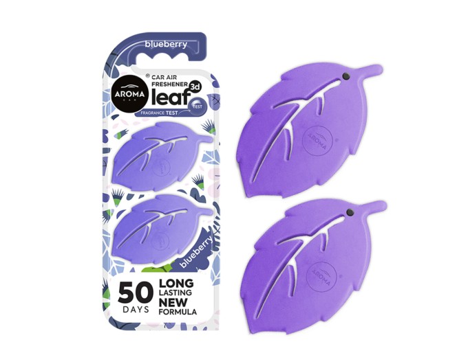 Ароматизатор на дефлектор Aroma Car Leaf 3D Mini - Blueberry сухой, цена: 107 грн.