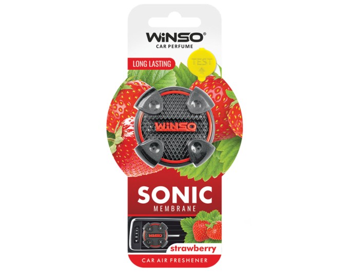 Освіжувач повітря Winso Sonic, мембранний на дефлектор - Strawberry, ціна: 109 грн.