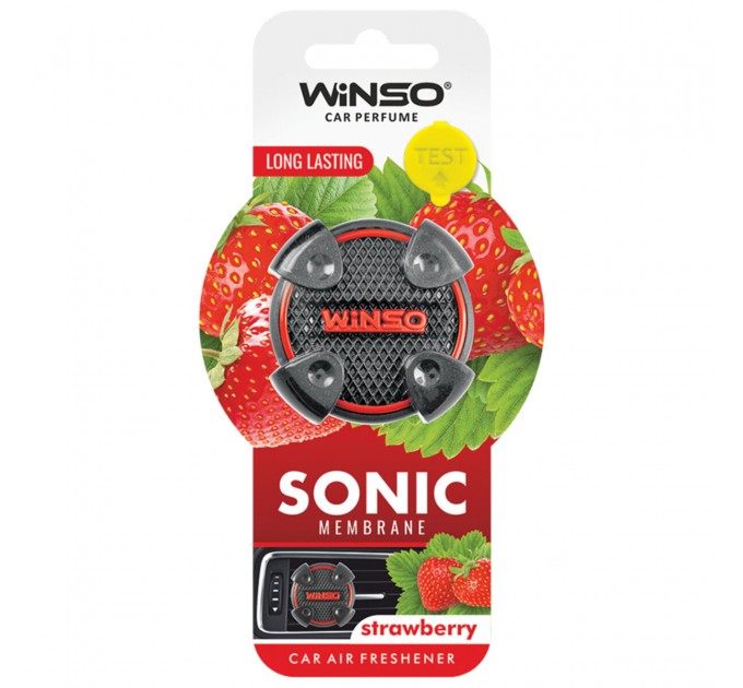 Освіжувач повітря Winso Sonic, мембранний на дефлектор - Strawberry, ціна: 108 грн.