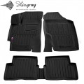 Kia Rio II (DE) (2005-2010) комплект 3D ковриков с 5 штук (Stingray), цена: 1 870 грн.