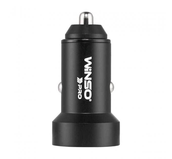 Автомобильное зарядное устройство Winso Pro 48W 1xUSB-C+1xUSB-A, display, metal, цена: 359 грн.