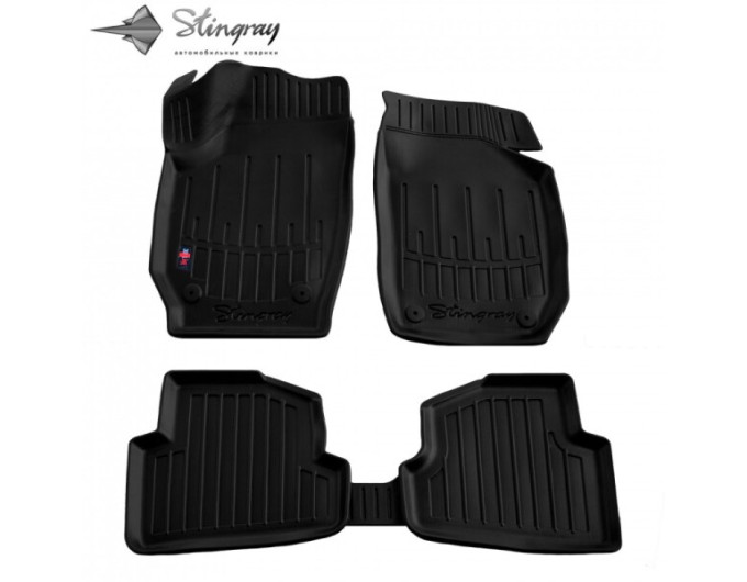 Skoda Fabia II (5J) (2007-2014) комплект 3D ковриков с 5 штук (Stingray), цена: 1 870 грн.