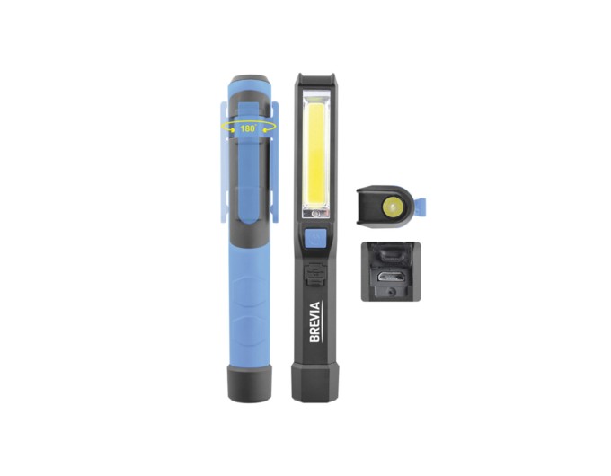 Ліхтар інспекційний Brevia LED Pen Light 2W COB+1W LED 150lm 900mAh microUSB, ціна: 396 грн.
