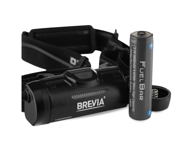 Фонарь налобный Brevia 500Lm, 2600mAh micro-USB, IP64, задний свет, цена: 2 499 грн.