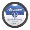 Чохол на кермо Condor L 39-41см, чорний з коричневими вставками, ціна: 138 грн.