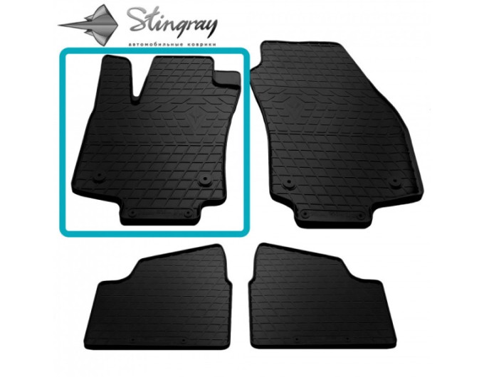 Opel Astra H (sedan) (2004-2010) коврик передний левый (Stingray), цена: 1 012 грн.