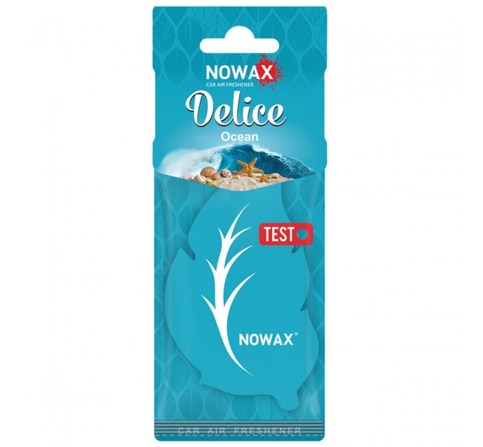 Ароматизатор воздуха целлюлозный Nowax серия Delice - Ocean, цена: 27 грн.