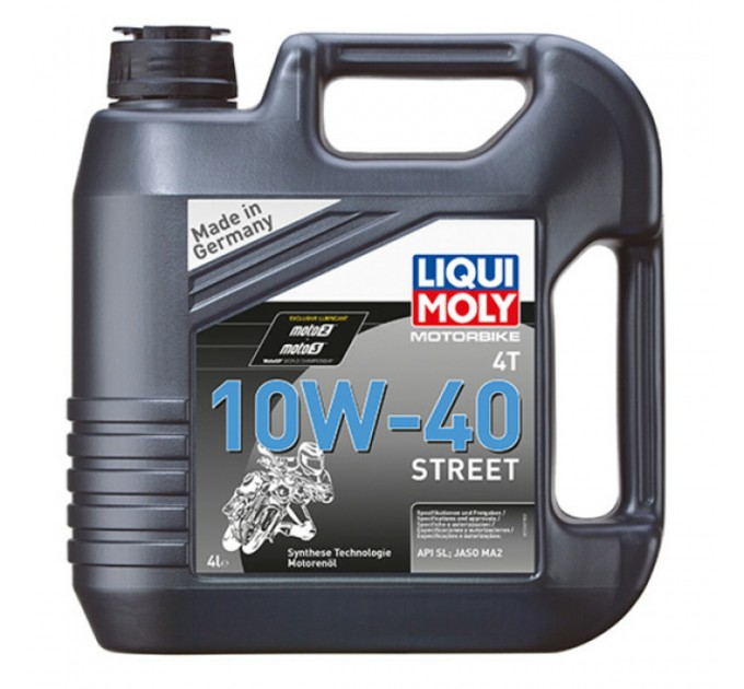 Олива для 4-тактних двигунів Liqui Moly Motorbike 4T 10W-40 Street 4л, ціна: 2 397 грн.
