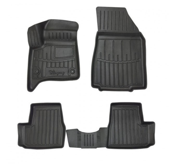 Citroen C3 IV (hybrid) (2024-...) комплект 3D килимків з 4 штук (Stingray), ціна: 1 870 грн.