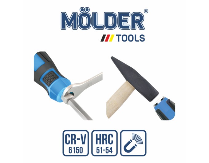 Набір викруток Molder ударні з шестигранною опорою 6шт MT33206, ціна: 861 грн.